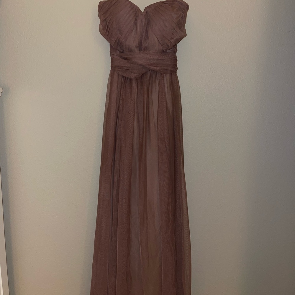 BIRDY GREY CHRISTINA CONVERTIBLE DRESS TULLE SANDY MAUVE